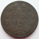 4 Krejcar 1864