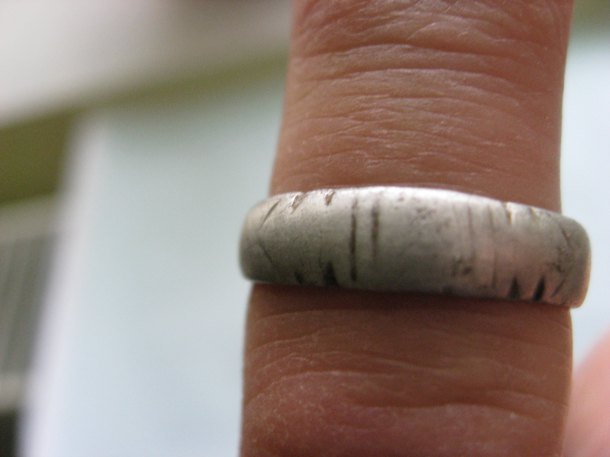 Zákopový AG prsten - 2 gramy, 18 mm