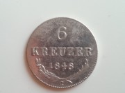 6 kreuzer 1848