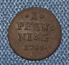 1 pfennig 1765