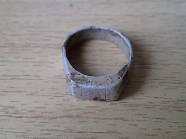 Zákopový prsten hliníkový 1916