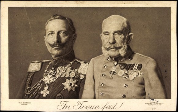 František Josef I a Wilhelm II