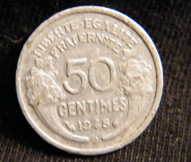 50 centimes 1945