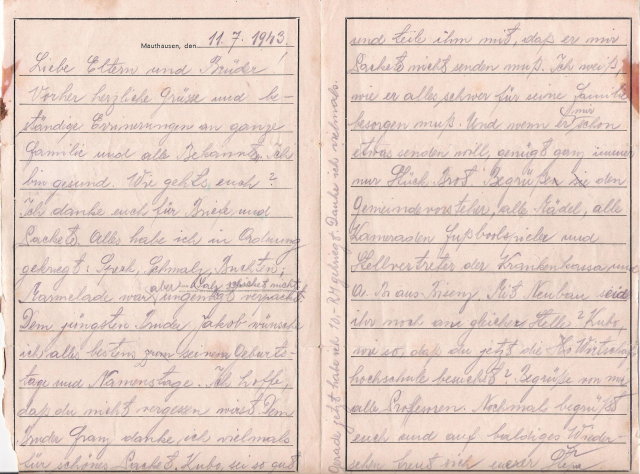 Dopisy z koncentračního táboru