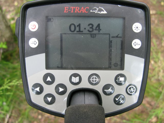Elektronika Detektoru kovu Minelab E-Trac
