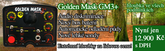 Detektor kovů Golden Mask 3 plus