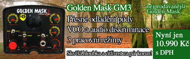 Detektor kovů Golden Mask 3