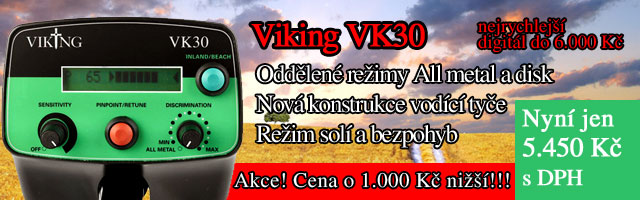 Detektor kovů Viking VK 30
