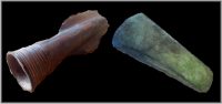 Detektory kovů Archeo LP u nálezu bronzové sekerky a kopí