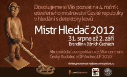Master Searcher 2012 open championship of the Czech and Slovak Republic in metal detecting