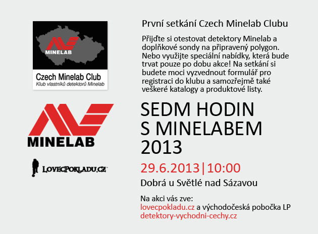Czech Minelab Club, klub vlastníků detektorů kovů Minelab