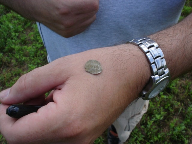 Mince nalezená detektorem