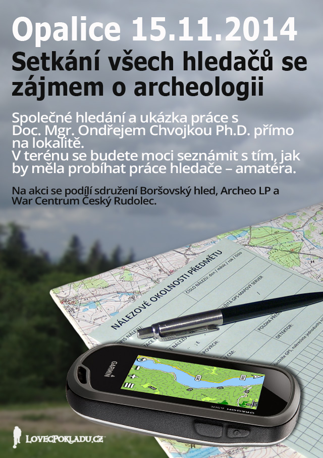 Setkání hledačů se zájmem o archeologii v Opalicích 15.11.2014