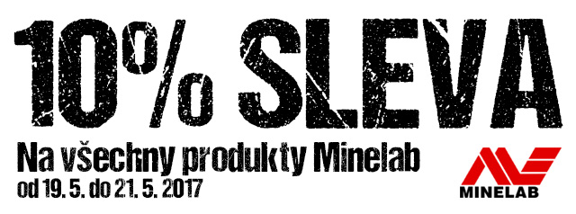 Speciální slevová akce Minelab Den 2017