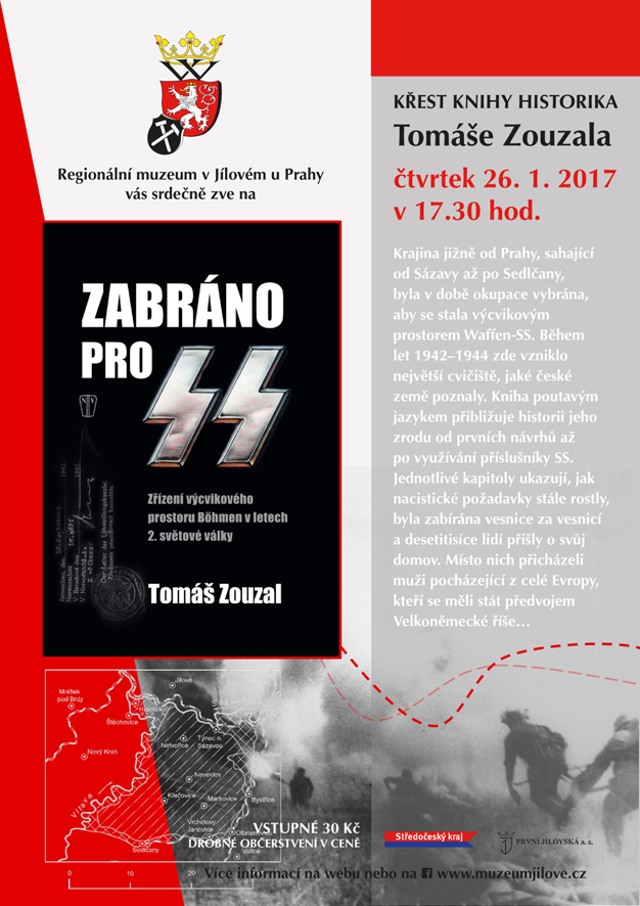 Křest knihy historika Tomáše Zouzala – Zabráno pro SS