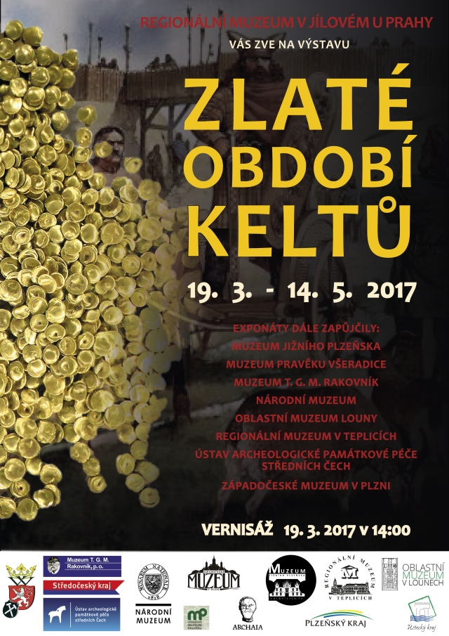 Výstava v Jílovém u Prahy Kelti