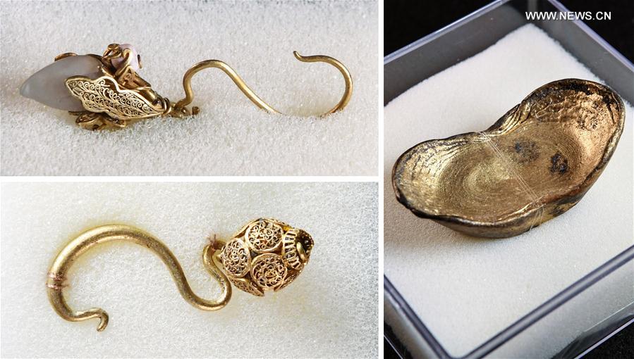 Obří poklad zlatých, stříbrných a dalších cenných předmětů nalezen na dně řeky v Číně