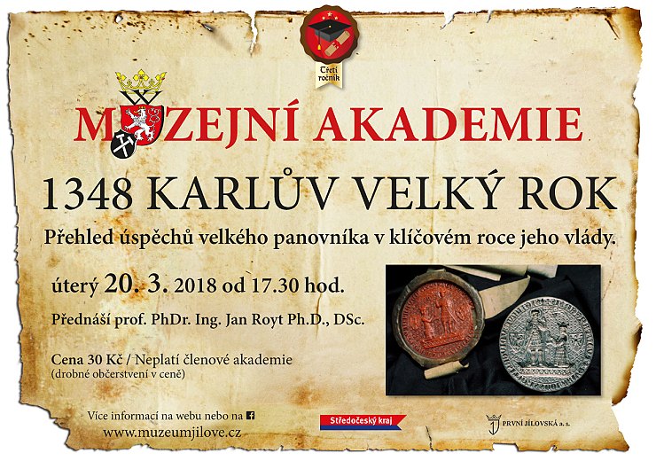 Přednáška 1348 Karluv velký rok v Jílovém u Prahy
