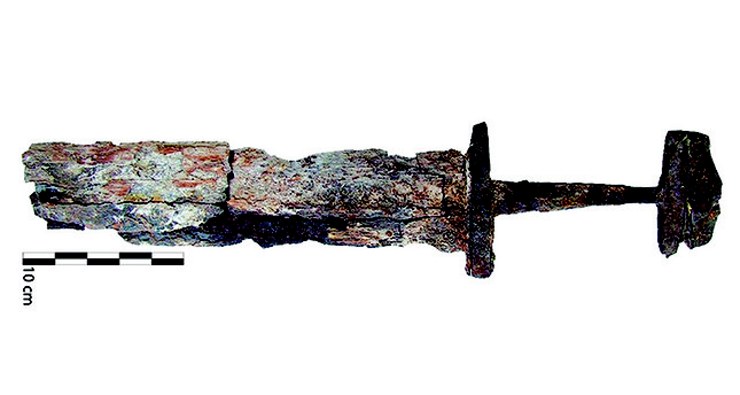 Vikingský meč nalezený v Turecku