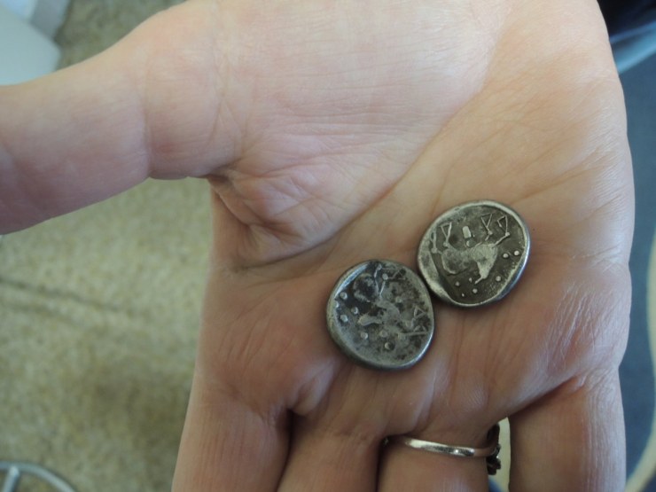Poklad keltských mincí