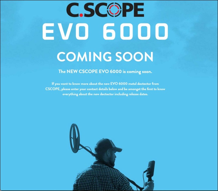 Detektor kovů C.Scope EVO 6000