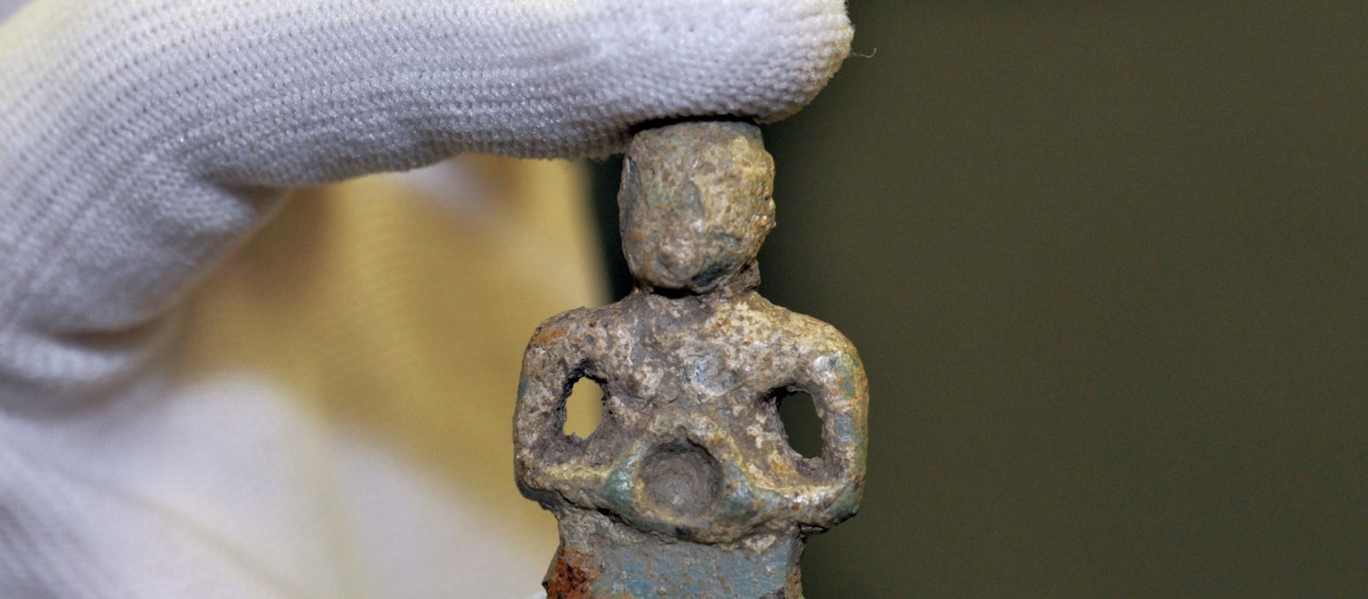 Figurka keltského boha, kterou vyrobili Římané