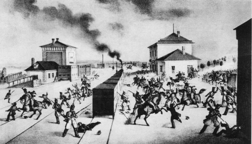 17. Juni 1848 Blutvergießen in Běchovice