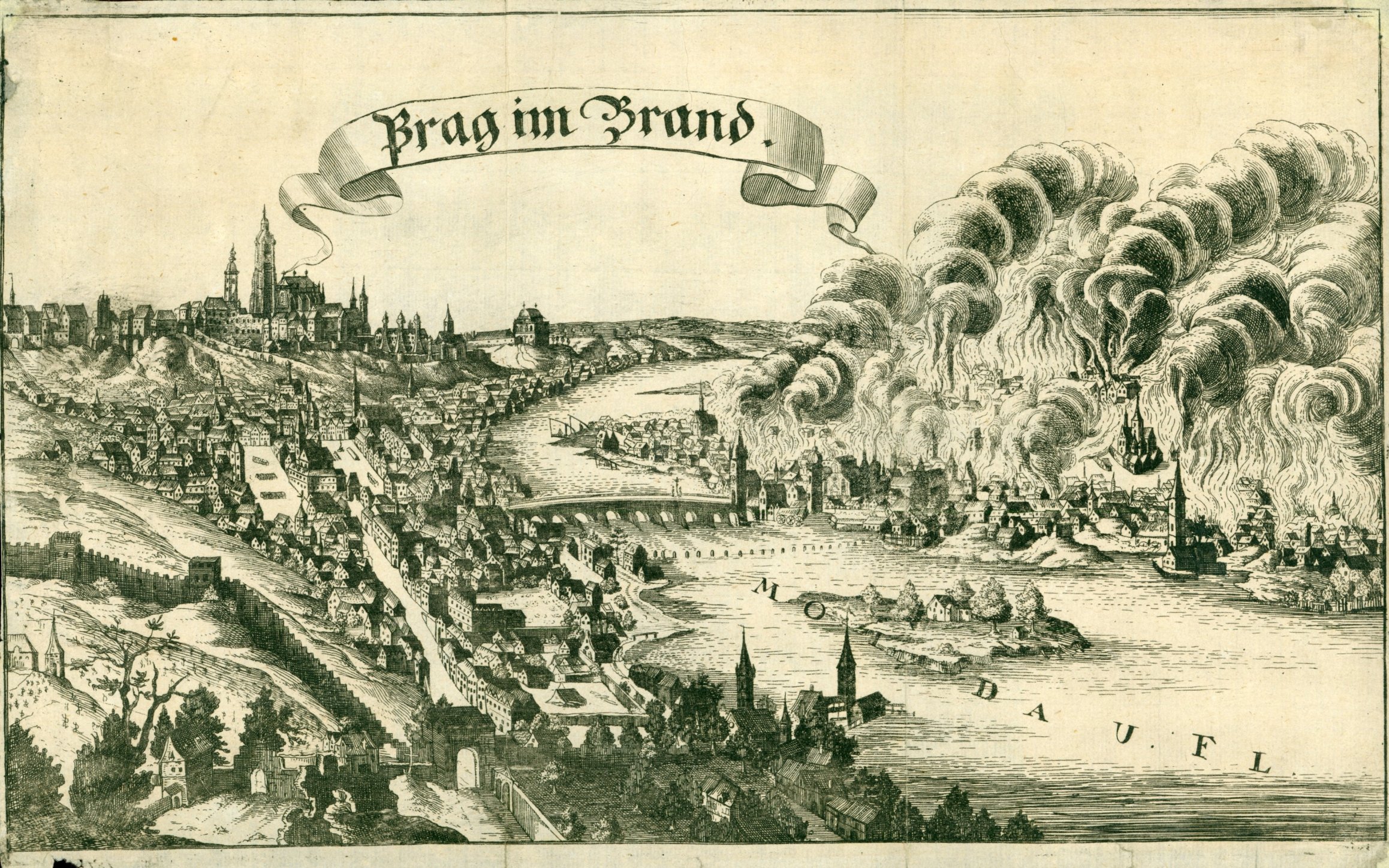 21.6. 1689 „Francouzský“ požár zachvátil Prahu