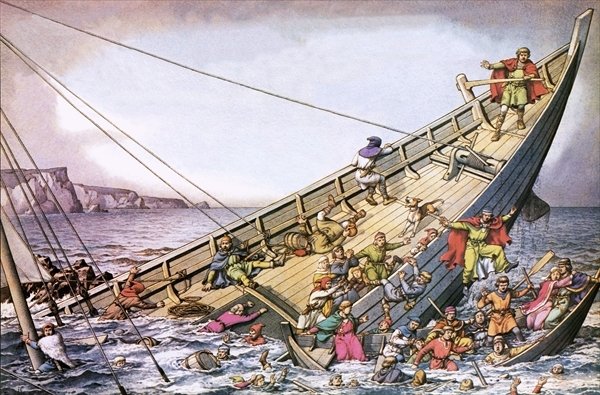 25.11.1120 Das Weiße Schiff erlitt einen Schiffbruch