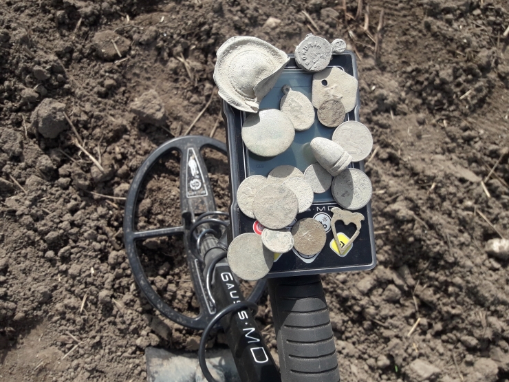 Metal detector Mars MD Gaus - practice and familiarization in the field