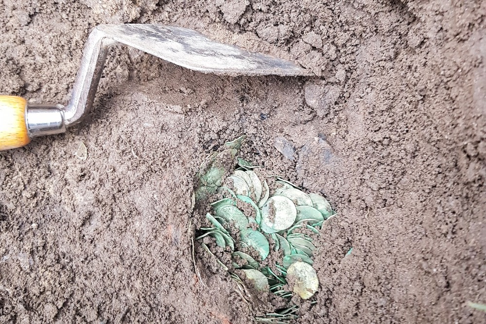 Budding detectorist finds unique coin depot from the Viking period
