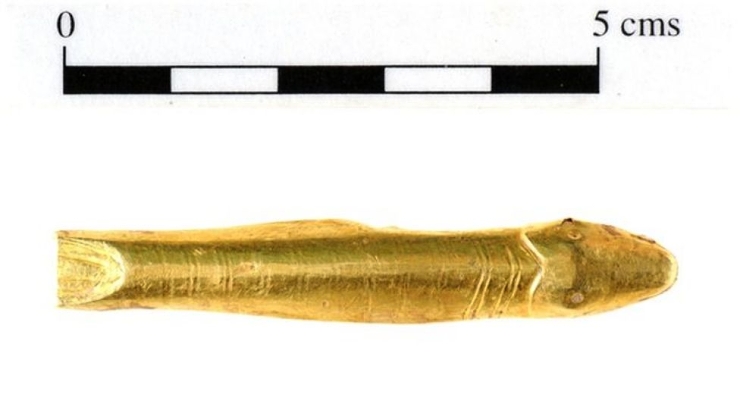 10. April 2014 Goldfisch aus dem 7. Jahrhundert