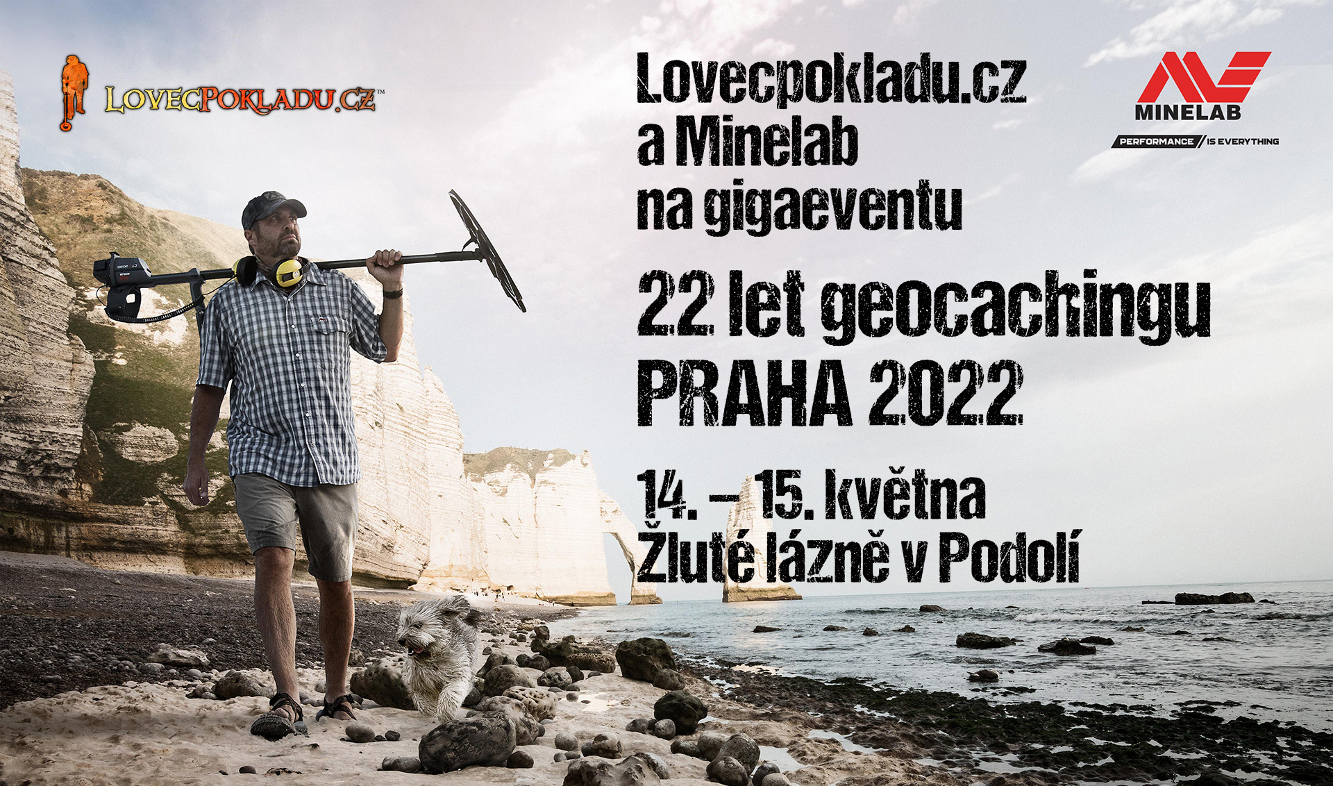 Lovecpokladu a Minelab 22 (20) let geocachingu