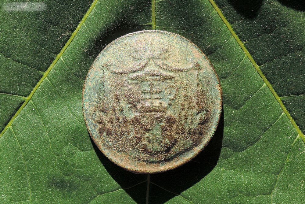 Button of His Princely Grace Mons. ThDr. PhDr. h.c. Alois Josef Baron Schrenk of Notzing