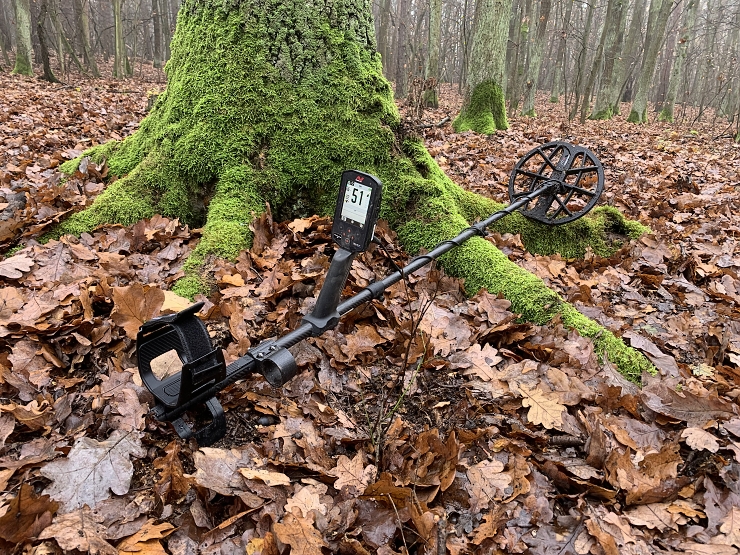 Test field I: Minelab Manticore on the forest trail