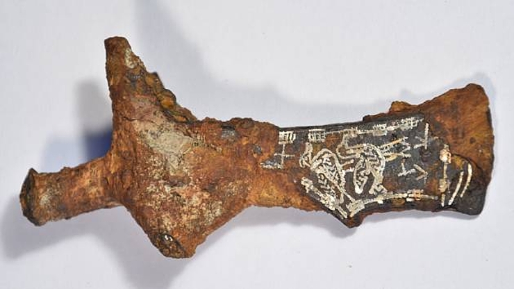 9. 5. 2019 Rare axe decorated with silver