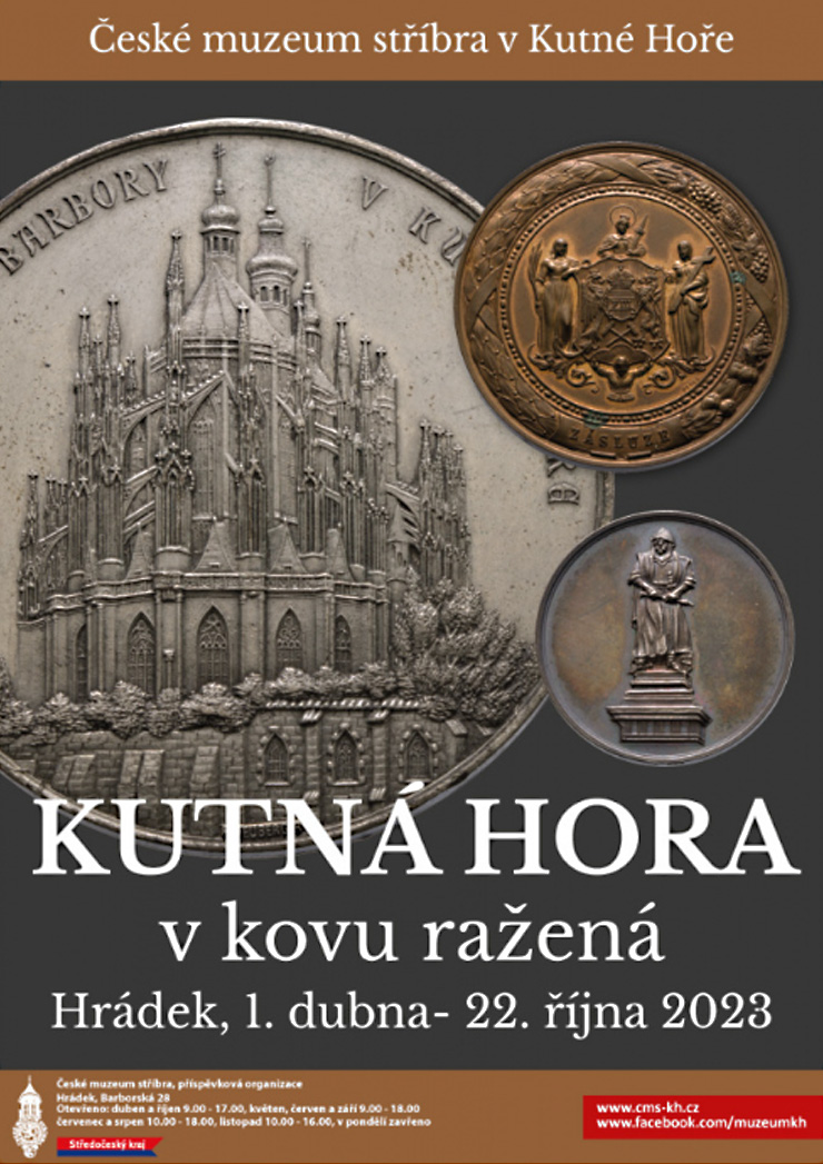 Kutná Hora in Metall gestempelt