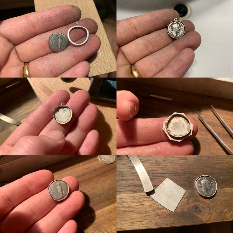 Herstellung eines Scharniers für eine kundenspezifische Münze