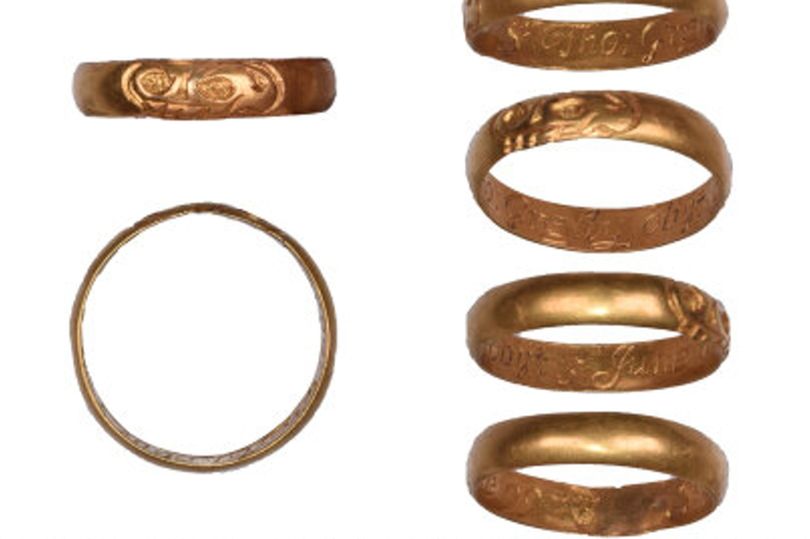 Detective discovers gold funeral ring; declared treasure