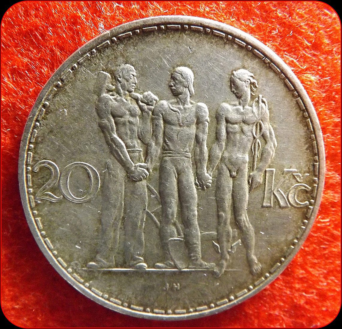20 Korun 1933, Republic (1929-1938) - Czechoslovakia 