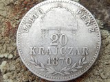 František Josef I. (1848&ndash;1916) 20 Krajczár (20 Krejcar)