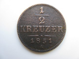 František Josef I. (1848&ndash;1916) 1/2 Kreuzer (1/2 Krejcar)