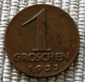 Rakouská republika (1918&ndash;present) 1 Groschen (1 Groš)