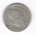 Vittorio Emanuele II. (1861&ndash;1878) 50 Centesimi