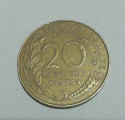 Francie – 5. republika (1958&ndash;současnost) 20 Centimes