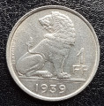 Leopold III. Belgický (1934&ndash;1951) 1 Franc