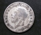 George V.  (1910&ndash;1936) 6 Pence