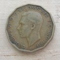 George VI. (1936&ndash;1952) 3 Pence