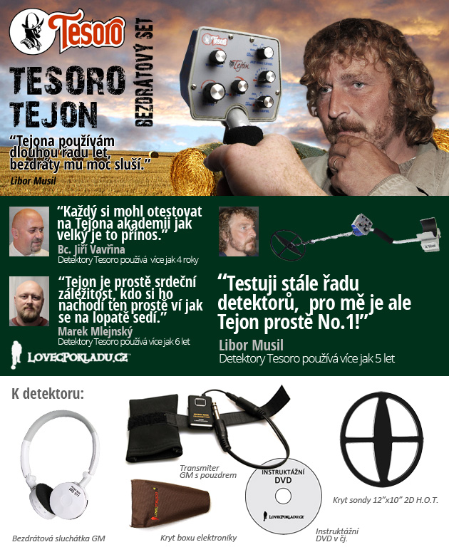 Detektor kovů Tesoro Tejon