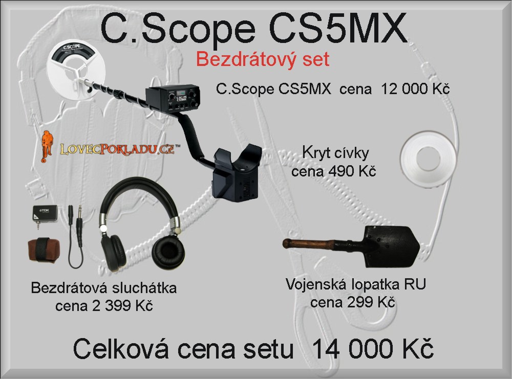 Detektor kovů C.Scope CS5MX